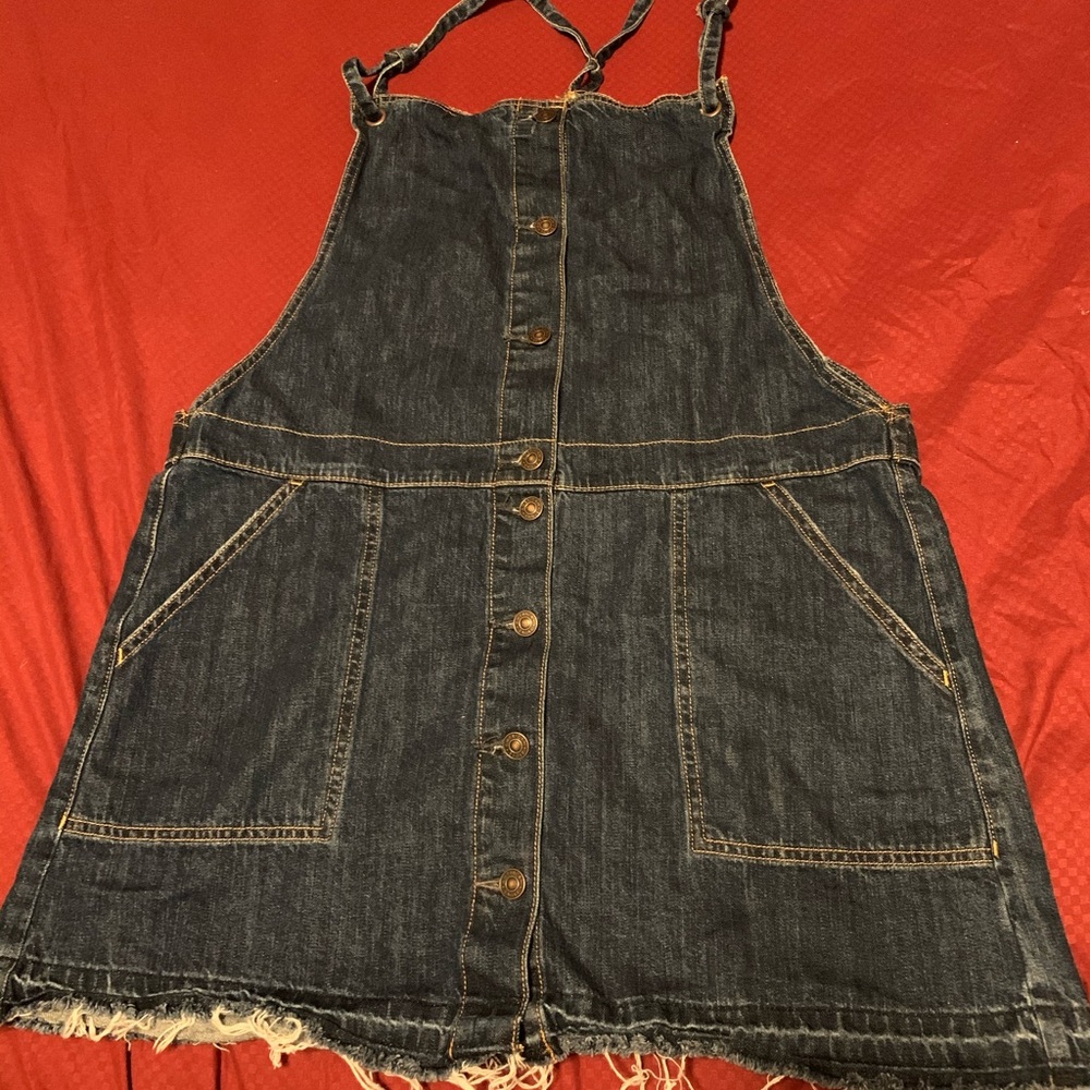 Overall Buttonup Skirt